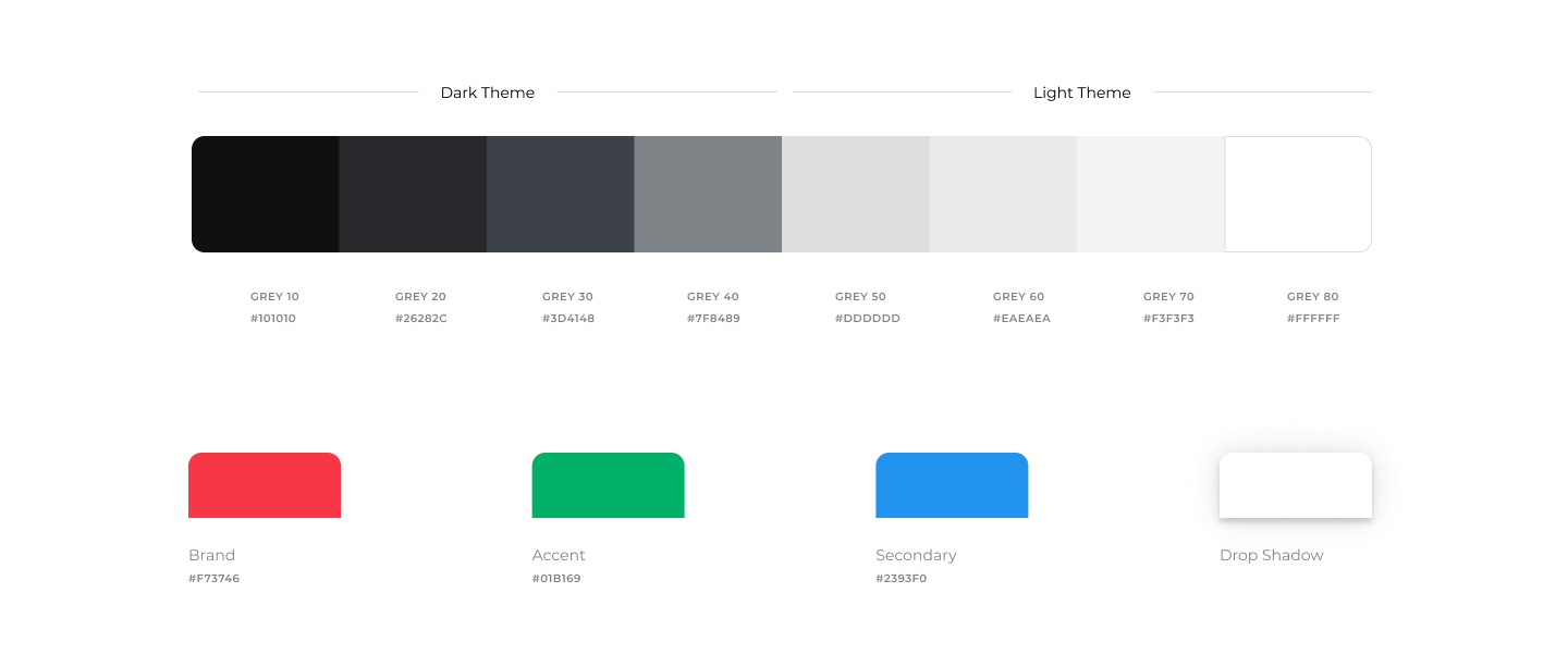 Color palette for the Yappa conversation widget.